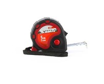 MATRIX Рулетка Status 3 fixations, 5 м х 19 мм, двухкомпонентный корпус, 3 фиксации ленты 31034