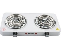 DELTA D705 двухконфорочная спираль белая (5)