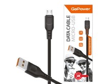 GOPOWER (0000018564) GP01M USB (m)microUSB (m) 1.0м 2.4A черный