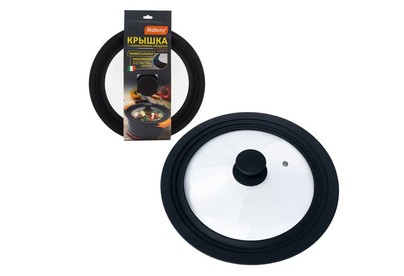 MALLONY CAPPELLO, мультиразмер: 22/24/26 см, из закал стекла с сил ободком (003876)