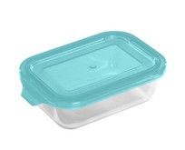 MALLONY Контейнер LIMPIDO,1000 мл из жаропрочного стекла с крышкой из пластм,прямоуг,темп режим 40 до +300С (005481)