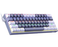 REDRAGON (70675) Fizz Радужн,61 клав,тих,серобел.