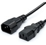 GOPOWER (0000024537) C14 (m)C13 (f) 1.8м ПВХ 0.75мм удлинитель черный (1/10/100)