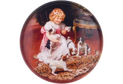 AGNESS 898205 ДЕВОЧКА С СОБАЧКАМИ 33Х2,1см