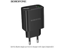 BOROFONE (6941991120428) BA95A СЗУ 1USB 3.0A QC3.0 18W , черный