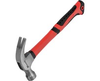 MATRIX Молотокгвоздодер, 450 г, боек 27 мм, фибергласовая обрезиненная рукоятка 10450