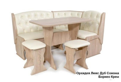 БИТЕЛ ОРХИДЕЯ ЛЮКС Дуб Сонома/Крем (кремовый)