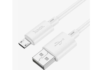 HOCO (6931474783332) X88 Gratified MicroUSB (m) 1м  белый