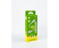 AKSBERRY (6972969383132) X156 Silicone iPhone 2.4A 1м белый