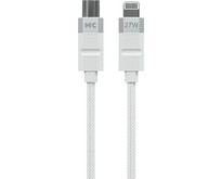 MORE CHOICE (4620202555045) K87ia USB 3.0A PD 27W для Lightning ng 8pin TypeC  1м , белый