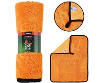 LISA LS0114 из суперплотной микрофибры для чистки, сушки и полировки кузова 32х43см, высокий ворс, плотность 750г/м2 48880