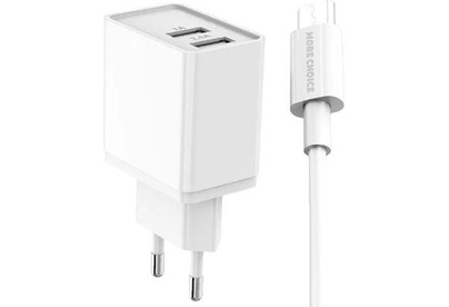 MORE CHOICE (4627151190952) NC44i СЗУ 2USB 2.4A для 8pin White
