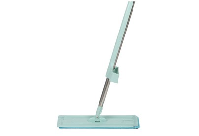 РЫЖИЙ КОТ Швабра для пола WRING SIMPLE с механизмом отжима и насадкой из микрофибры (102536)