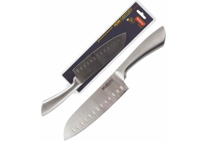MALLONY Нож цельнометаллический MAESTRO MAL01M сантоку, 17 см (920231)