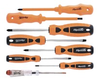 SPARTA Набор отверток, PH, SL5 шт, диэлектрические 2 шт, пробник на 220 В1 шт, 8 шт 135435
