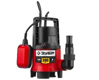 ЗУБР НПГМ1300 Дренажный насос для грязной воды 300 Вт