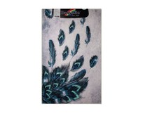 САНАКС 00839 Коврик дизайнерский, синие перья одинарный 550 х 900 мм