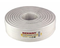 REXANT (012221) RG6U, бухта 100м, INDOOR, белый