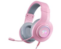 REDRAGON (70746) Hylas Проводной,RGB,USB+3.5мм,розов.