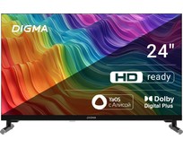 DIGMA DMLED24SBB32 HD SMART TV Яндекс