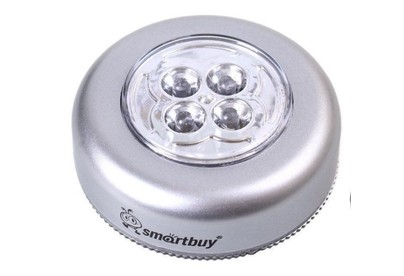 SMARTBUY (SBF831S) PUSH LIGHT, серебро