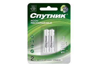 СПУТНИК NIMH HR03 1100 MAH
