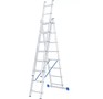 СИБРТЕХ Лестница, 3 х 8 ступеней, алюминиевая, трехсекционная, Россия 97818