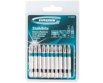 GROSS Набор бит PH2х50, сталь S2, 10 шт. 11335