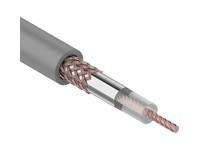 REXANT (012002) Кабель коаксиальный RG58 A/U, CU/AL/CU, 64%, 50 ОМ, бухта 100М серый