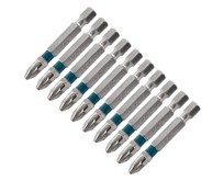 GROSS Набор бит PZ2х50, сталь S2, 10 шт. 11345