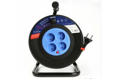 SMARTBUY (SBE10420N) 4 гнз  20м, на катушке, б/з