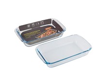 MALLONY Felicit, объем 1 л, из боросиликатного стекла, прямоуг формы, с ручками (007179)