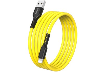 SMARTBUY (iK512S21by) S21 Lightning желтый, 2.4 А, сил., 1 м