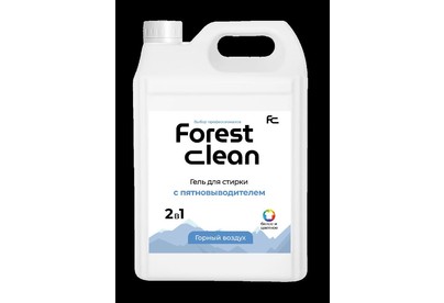 FOREST CLEAN 2в1 Гель для стирки белья с ПЯТНОВЫВОДИТЕЛЕМ 