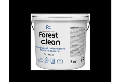 FOREST CLEAN Отбеливатель  пятновыводитель (ведро 3 кг, порошок)