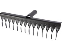 СИБРТЕХ стальные, 350 мм, 14 витых зубьев, без черенка, Россия,