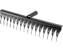 СИБРТЕХ Грабли стальные, 420 мм, 16 витых зубьев, без черенка, Россия,61750