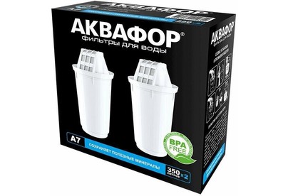 АКВАФОР Картридж A7 для кувшинов ресурс:350л (упак.:2шт)