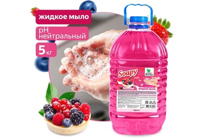 CLEAN&GREEN CG8229 Soapy Light Ягодный десерт 5л