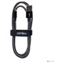 PERFEO (U4801) USB A вилка  Micro USB вилка, чернобелый, длина 1 м
