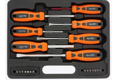 SPARTA Набор отверток, биты, двухкомпонентные рукоятки, 21 предмет 13309