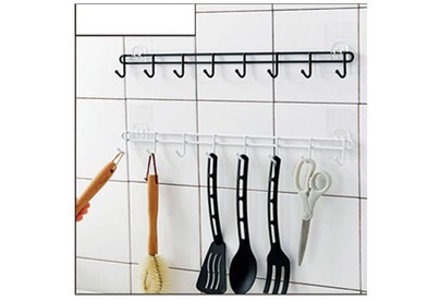 MALLONY Вешалка для кухонных аксессуаров MAGIC MR04, (8 крючков) (008431)