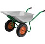 PALISAD Тачка садовостроительная, 2х колесная, усиленная, грузоподъемность 320 кг, объем 100л 689233
