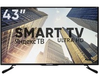 SOUNDMAX SMLED43M03SU UHD SMART TV Яндекс Безрамочный