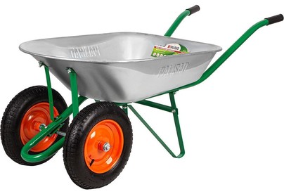 PALISAD Тачка садовая, 2х колесная, грузоподъемность 170 кг, объем 78 л 689225