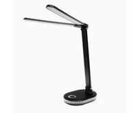 ULTRAFLASH (15726) UF807 C02 черный (Led свк настольный, 10Вт, ССТ, диммируемый, RGB подсветка)