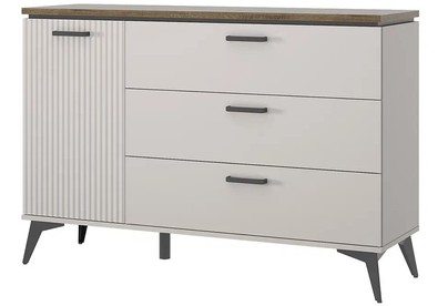 АНРЭКС VINATI Тумба 1D3S Цвет ПЕРСИДСКИЙ ЖЕМЧУГ/АМАРОК (3 уп.)