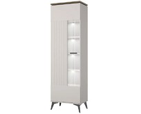 АНРЭКС VINATI Шкаф с витриной 1V Цвет ПЕРСИДСКИЙ ЖЕМЧУГ/АМАРОК (3 уп.)