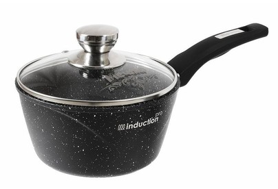 МЕЧТА 82802И Гранит black Induction Pro 1,7л несъемная ручка стеклянная крышка