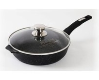 МЕЧТА С22802 Гранит black 22см несъемная ручка стеклянная крышка